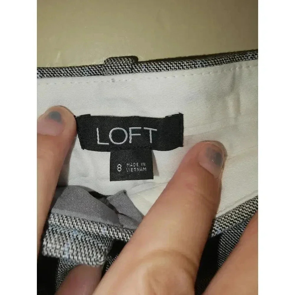 Loft Plaid Women's Work Pant Size 8 01/2020 - Picture 4 of 4